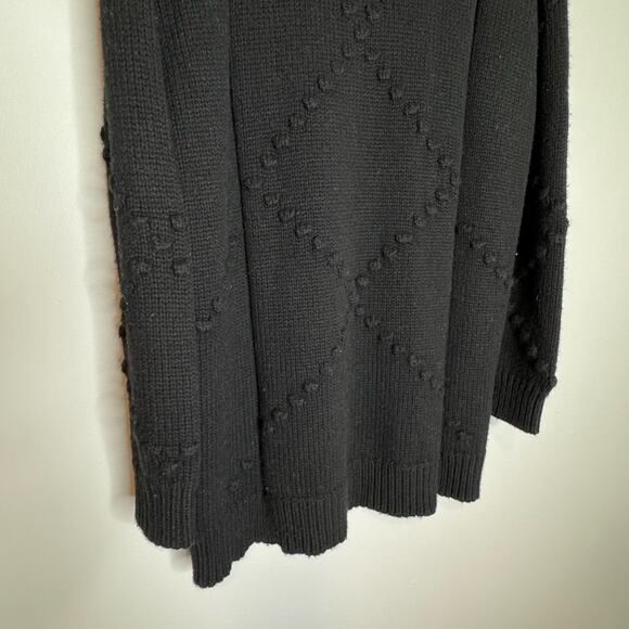 One Grey Day Turtleneck Luna Dress Black Knit Long Sleeve Women Small NWT - Picture 7 of 10